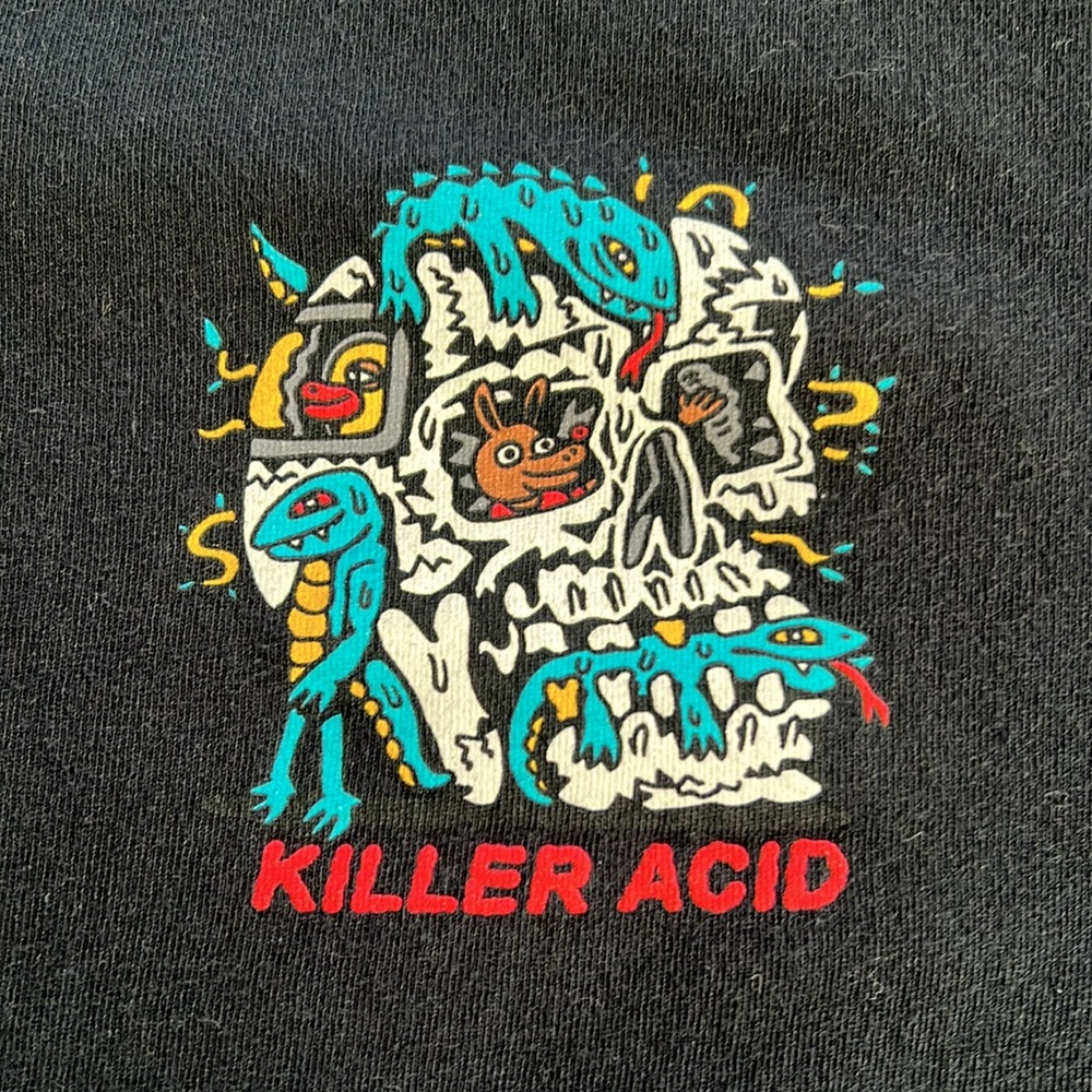 Killer Acid limited edition black graphic tee - Picture 2 of 5
